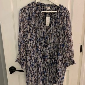 Sheer top with cami under it